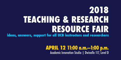 Banner for Teaching and Research Resource Fair (2nd annual AIS-palooza)